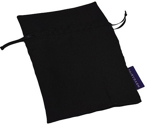 Woreczek czarny, rozmiar 18x12 cm - Fairygasm Satin Bags — Zdjęcie N1