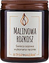Kup Zapachowa świeca sojowa Malinowa rozkosz - Bosphaera 