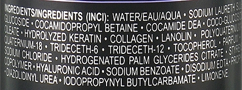 PRZECENA! Szampon przeciwko siwieniu włosów z kolagenem i kwasem hialuronowym - Pharma Group Laboratories Collagen & Hyaluronic Acid Anti-Grey Shampoo * — Zdjęcie N10