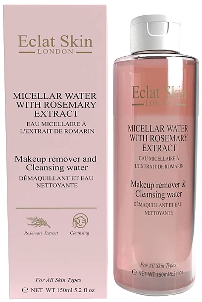 PRZECENA! Płyn micelarny z ekstraktem z rozmarynu - Eclat Skin London Micellar Water with Rosemary Extract * — Zdjęcie N1