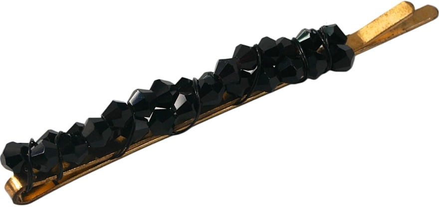 Spinka do włosów z czarnymi kryształkami - Lolita Accessories — Zdjęcie N1