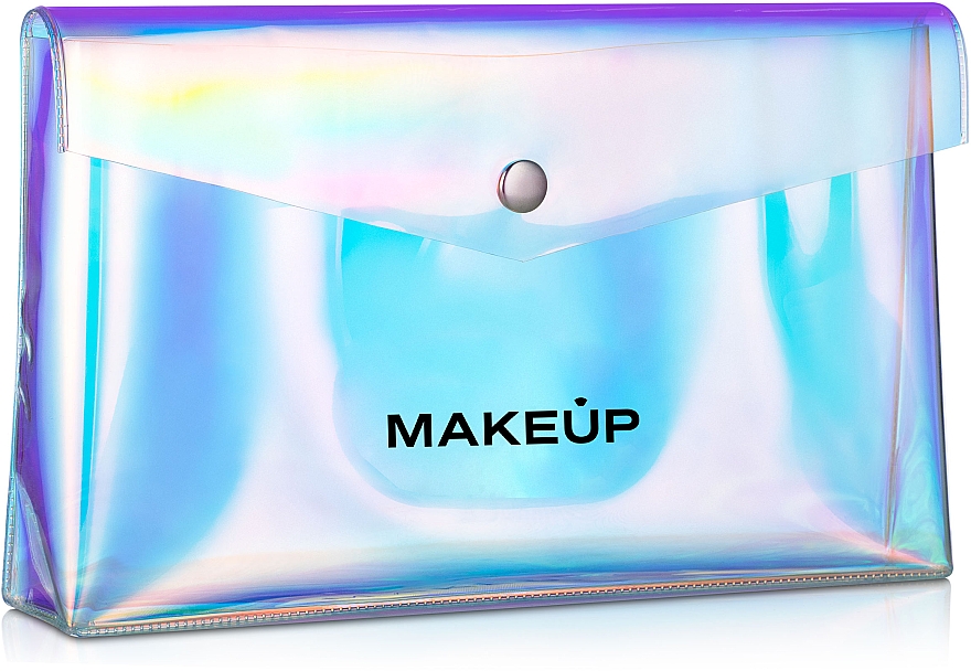 Kosmetyczka przezroczysta Holographic (23 x 13 x 3 cm) - MAKEUP