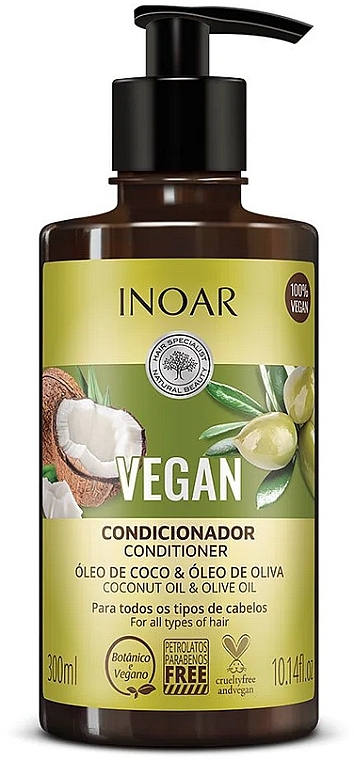 Odżywka do włosów - Inoar Vegan Conditioner — Zdjęcie N1