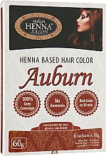 Kup Farba do włosów Złoty Kasztan - Indian Henna Salon Based Hair Colour Auburn