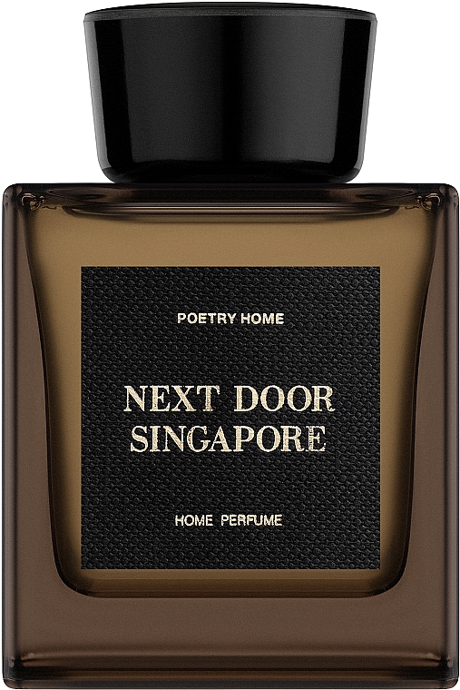 Poetry Home Next Door Singapore Black Square Collection - Perfumowany dyfuzor zapachowy 