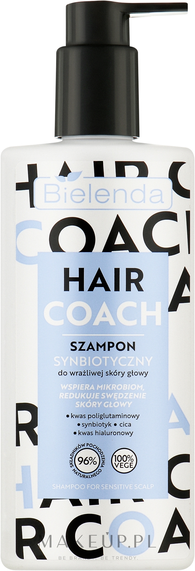 Szampon do wrażliwej skóry głowy - Bielenda Hair Coach — Zdjęcie 300 ml