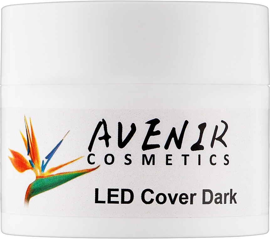 Żel do paznokci - Avenir Cosmetics LED Cover Dark — Zdjęcie N2