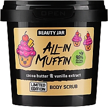 Kup Peeling do ciała Masło kakaowe i ekstrakt waniliowy - Beauty Jar All-In Muffin Limited Edition Body Scrub