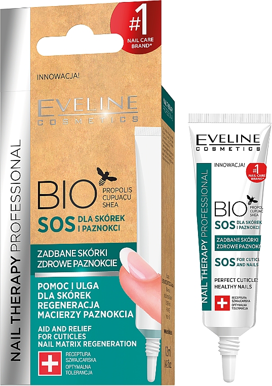 BIO S.O.S. dla skóreki paznokci - Eveline Cosmetics Nail Therapy Professional BIO