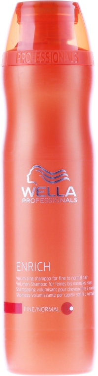 Dodający objętości szampon do włosów cienkich i normalnych - Wella Professionals Enrich