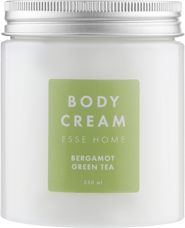 Krem do ciała z bergamotką i zieloną herbatą - Esse Home Body Cream Bergamot Green Tea — Zdjęcie N1