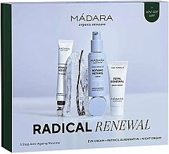 Zestaw - Madara Cosmetics Radical Renewal Smoothing Skin Care Gift Set (srm/30ml + eye/cr/20ml + night/cr/20ml) — Zdjęcie N2