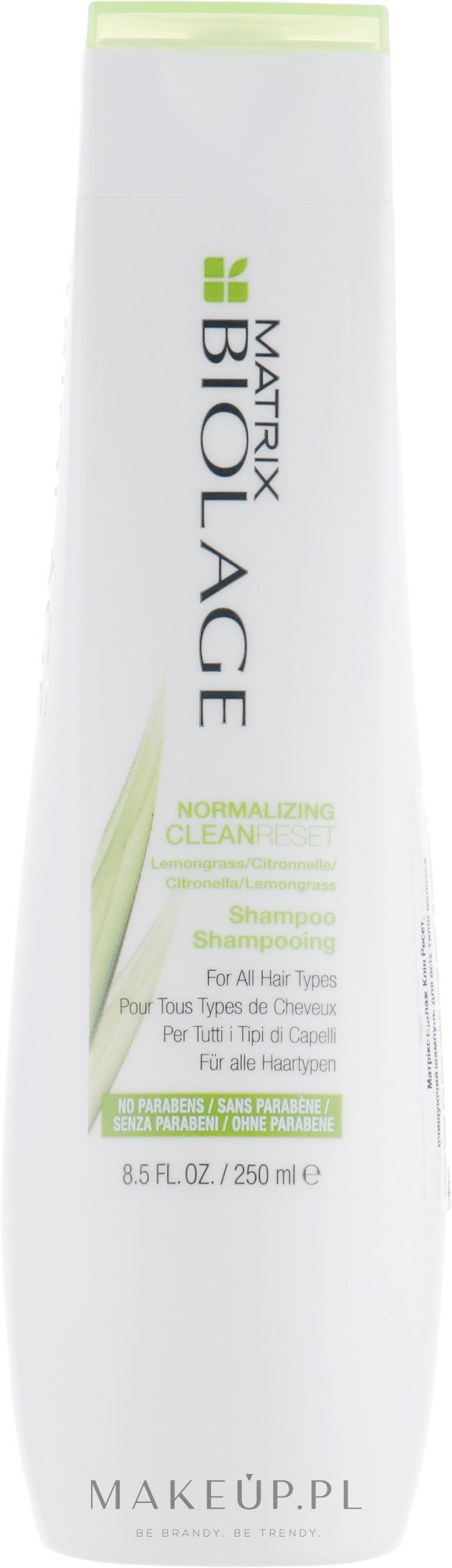 Oczyszczający szampon normalizujący do wszystkich typów włosów - Biolage Normalizing CleanReset Shampoo — Zdjęcie 250 ml