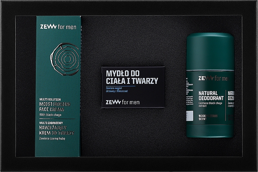 Zestaw - Zew For Men (cr/80ml + soap + deo) — Zdjęcie N1