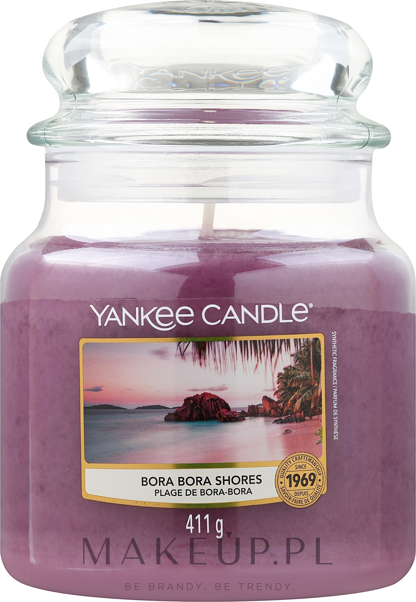Świeca w szklanym słoju - Yankee Candle Bora Bora Shores Votive Candle — Zdjęcie 411 g