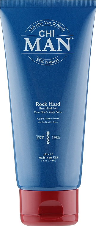 Żel do stylizacji włosów - CHI Man Rock Hard Firm Hold Gel — Zdjęcie N1