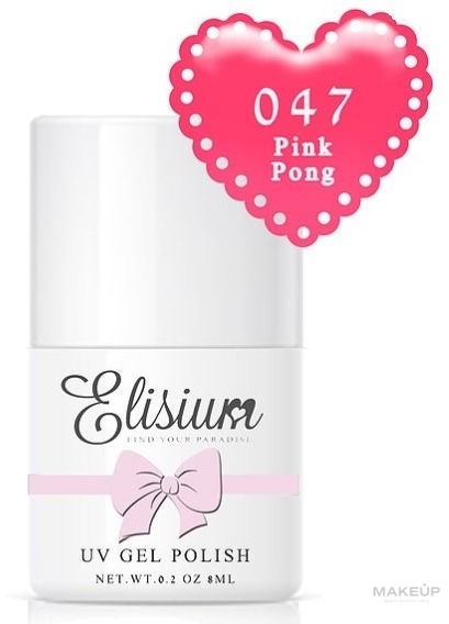 PRZECENA! Lakier hybrydowy - Elisium UV Gel Polish * — Zdjęcie 047 - Pink Pong