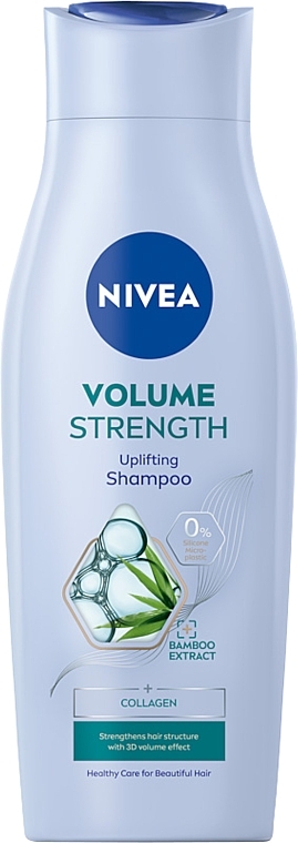 Pielęgnujący szampon zwiększający objętość włosów cienkich - NIVEA Hair Care Volume Care Shampoo 