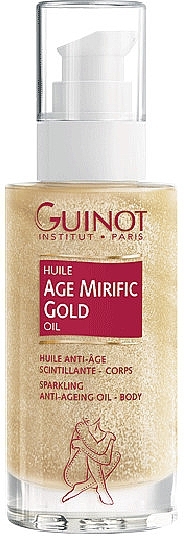 Olejek przeciwstarzeniowy do ciała - Guinot Huile Age Mirifich Gold Oil — Zdjęcie N1