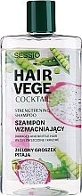 Kup Szampon wzmacniający do włosów zniszczonych i delikatnych z zielonym groszkiem - Sessio Hair Vege Cocktail Green Peas Shampoo