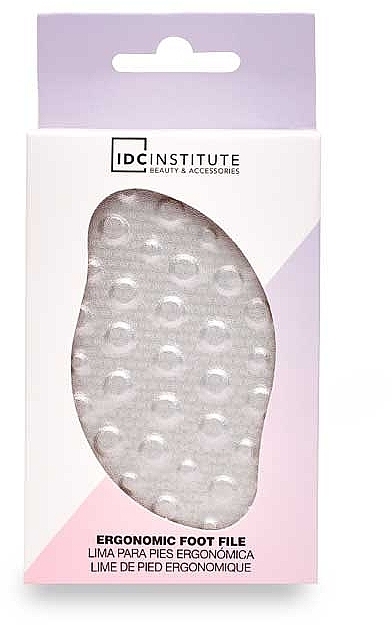 Pilnik do stóp, różowy - IDC Institute Ergonomic Foot File  — Zdjęcie N1