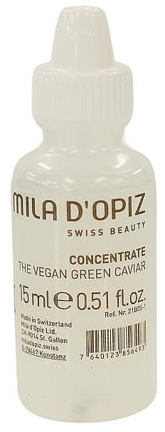 Koncentrat do twarzy - Mila D’Opiz The Vegan Green Caviar Concentrate — Zdjęcie N2