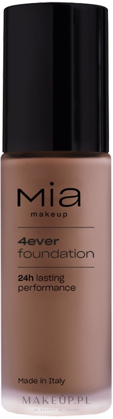 Podkład do twarzy - Mia Makeup 4ever Fluid Foundatioe — Zdjęcie 12 - Chocolate