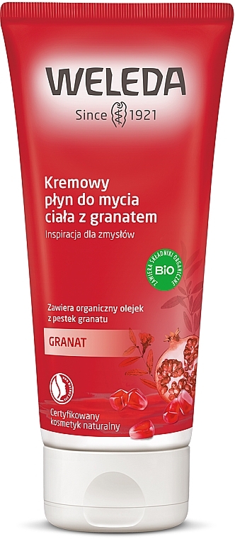 Kremowy płyn do mycia ciała z granatem - Weleda Pomegranate Creamy Body Wash
