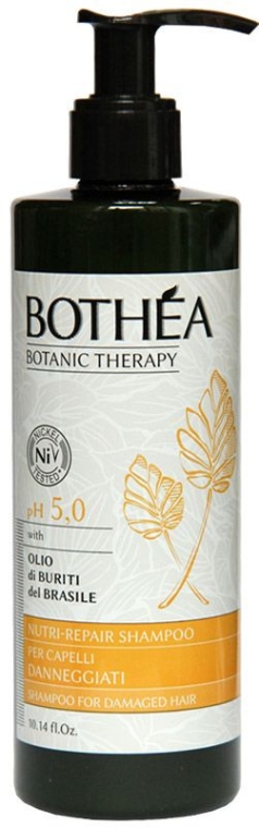 Szampon do włosów zniszczonych i wymagających regeneracji - Bothea Botanic Therapy Nutri-Repair Shampoo pH 5.0 — Zdjęcie N1