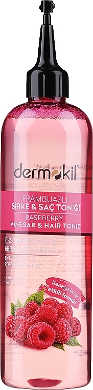 Malinowy tonik do włosów - Dermokil Raspberry Hair Tonic — Zdjęcie N1