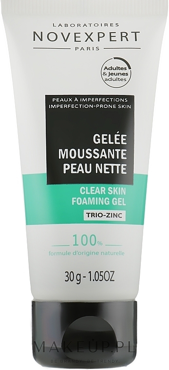 PREZENT! Żel oczyszczający skórę - Novexpert Purifying Clear Skin Foaming Gel (mini) — Zdjęcie N1