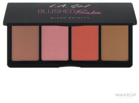 Paleta do makijażu - L.A. Girl Blush Palette — Zdjęcie Blushed Babe