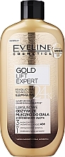 Mleczko do ciała z drobinkami złota - Eveline Cosmetics Gold Lift Expert 24K (bez dozownika) — Zdjęcie N1