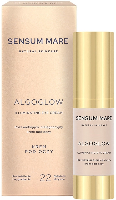 Krem rozjaśniający i pielęgnujący okolice oczu - Sensum Mare Algoglow Illuminating Eye Cream — Zdjęcie N3