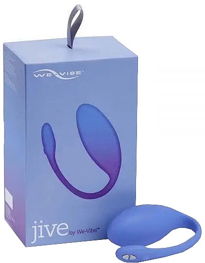 Wibrator sterowany smartfonem, niebieski - We-Vibe Jive Smart Blue — Zdjęcie N1