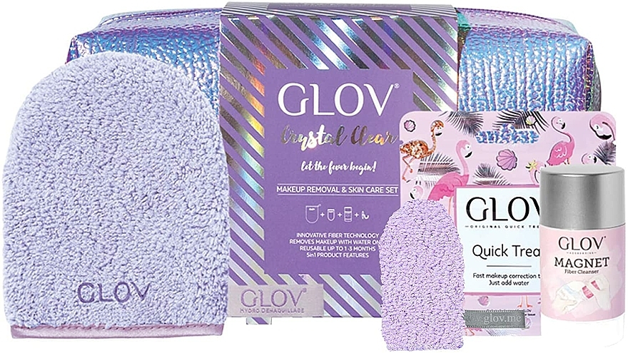 Zestaw - Glov On-The-Go Crystal Clear (miniglove + glove + stick 40 g +bag) — Zdjęcie N1