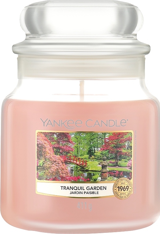 Świeca zapachowa w słoiku - Yankee Candle Tranquil Garden Candle — Zdjęcie N1