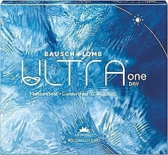 Kup PRZECENA! Soczewki jednodniowe, krzywizna 8,6 mm, 90 szt. - Bausch & Lomb ULTRA® ONE DAY *