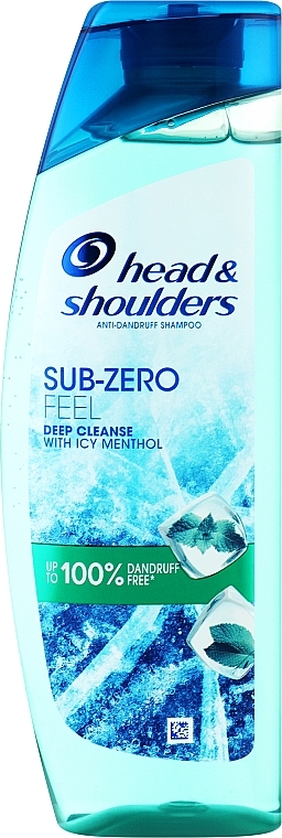 Szampon przeciwłupieżowy - Head & Shoulders Sub Zero Feel Deep Clean Ice Menthol Dandruff Shampoo — Zdjęcie N1