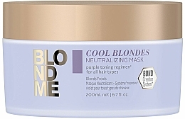 Kup Neutralizująca maska do włosów blond - Schwarzkopf Professional Blondme Cool Blondes Neutralizing Mask