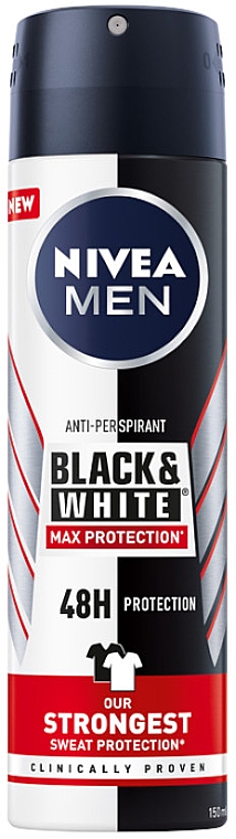 Antyperspirant Black & White - NIVEA MEN Max Pro 48H Antiperspirant Spray — Zdjęcie N1