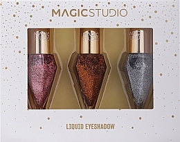 Zestaw cieni do powiek z brokatem w płynie - Magic Studio Liquid Eyeshadow — Zdjęcie N1