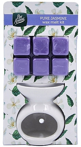 Zestaw do aromaterapii z woskiem i lampą Jasmine - Pan Aroma Wax Melt Burner Kit Pure Jasmine — Zdjęcie N1