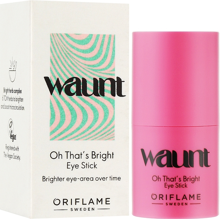 Rozjaśniający krem pod oczy - Oriflame Waunt Bright Eye Stick — Zdjęcie N2