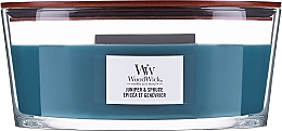 Świeca zapachowa w szkle - WoodWick Petite Candle Juniper & Spruce — Zdjęcie N3