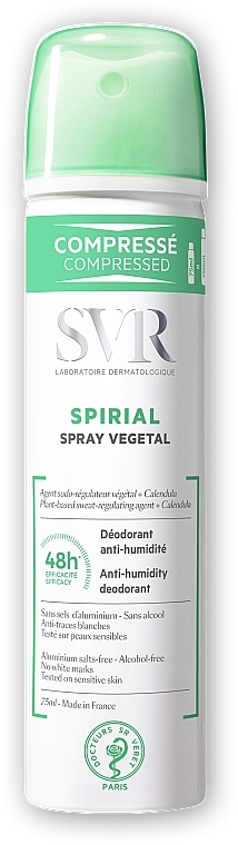 Dezodorant w sprayu - SVR Spirial Vegetal Anti-Humidity Deodorant — Zdjęcie N1