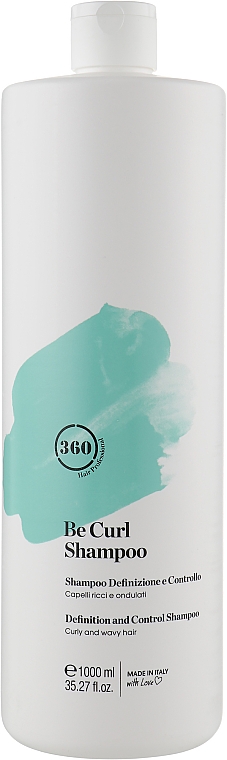 Szampon dyscyplinujący do włosów kręconych i falowanych - 360 Be Curl Shampoo — Zdjęcie N3