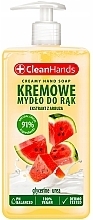 Kremowe mydło do rąk z ekstraktem z arbuza - Clean Hands Creamy Hand Soap — Zdjęcie N1