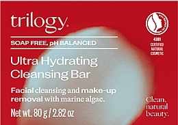 Ultra nawilżające mydło do twarzy - Trilogy Ultra Hydrating Cleansing Bar — Zdjęcie N2