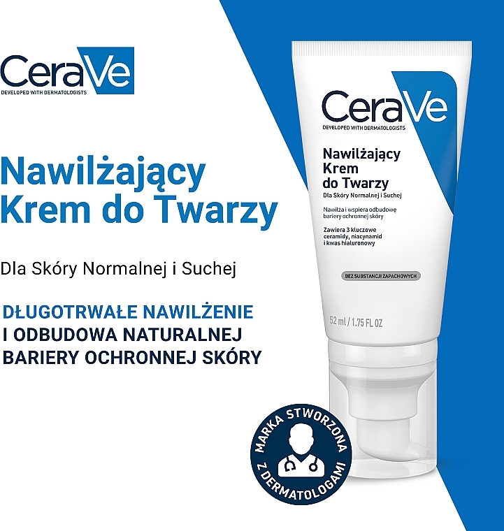 Nawilżający krem do twarzy - CeraVe Facial Moisturizing Lotion — Zdjęcie N4